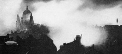 Image of London during the Blitz