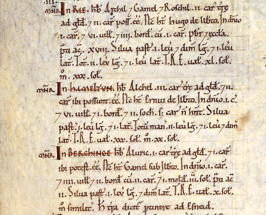 Great Domesday Yorkshire 1086-1087