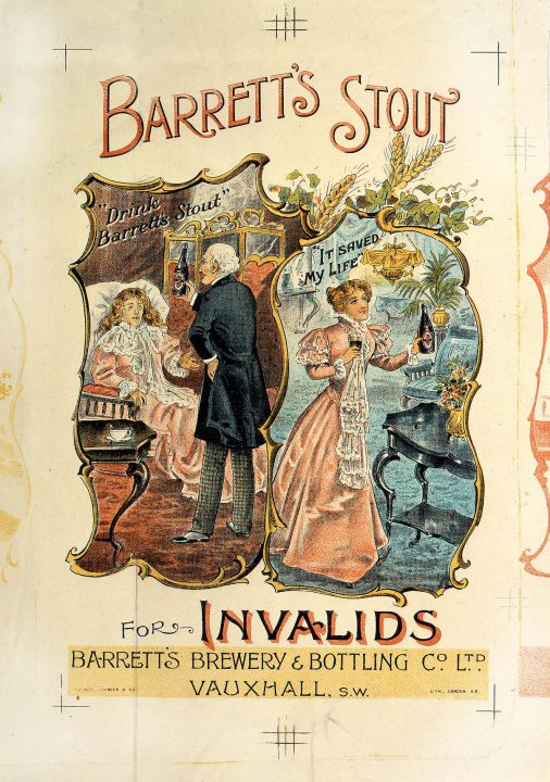 advertisement for Barrett's Stout