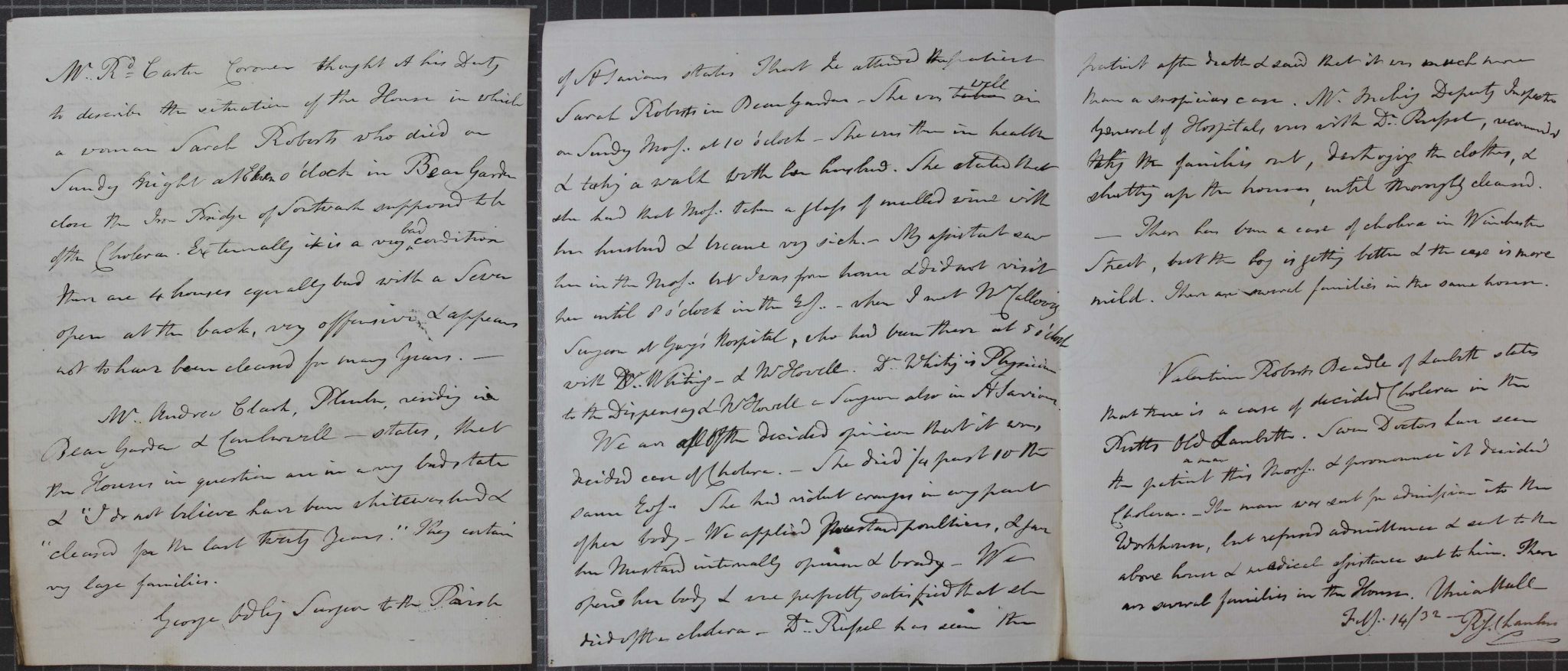 Coroner's report The National Archives