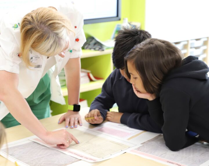 Tower Hamlets students exploring the census