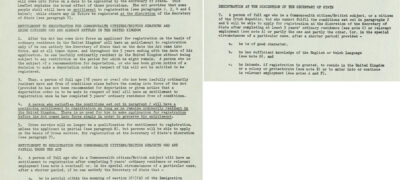 Image of Changes to British Nationality Act with Immigration Act 1971