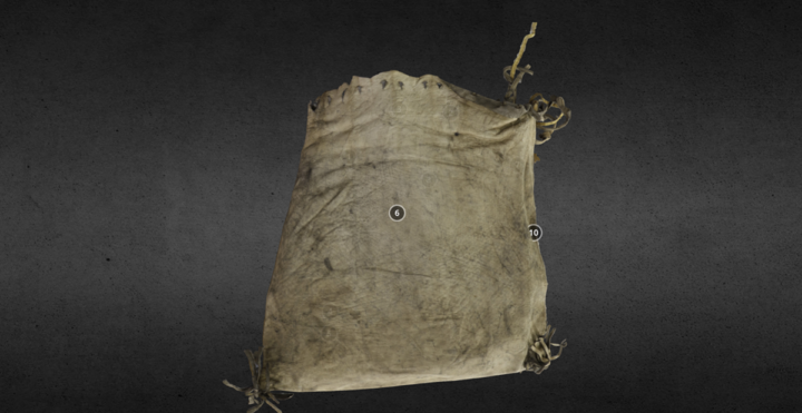 View of the back of the bag without any text.