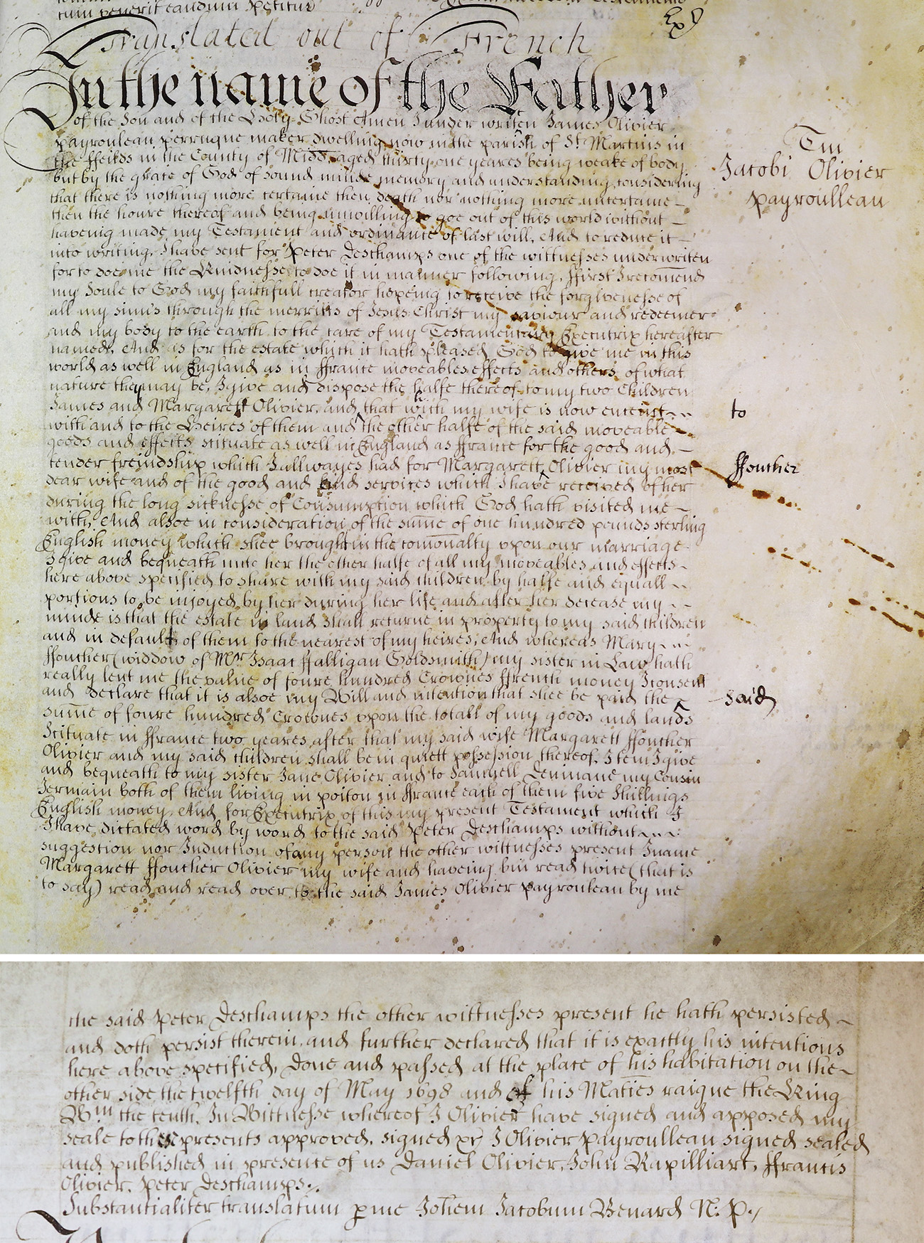 Huguenot migrants in England Source 6 The National Archives