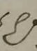 The letter 'H' written in a Tudor document, looking more like an inverted number 3 than our modern version.