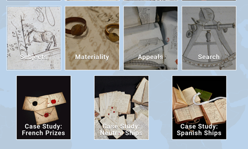 View of various small images of documents