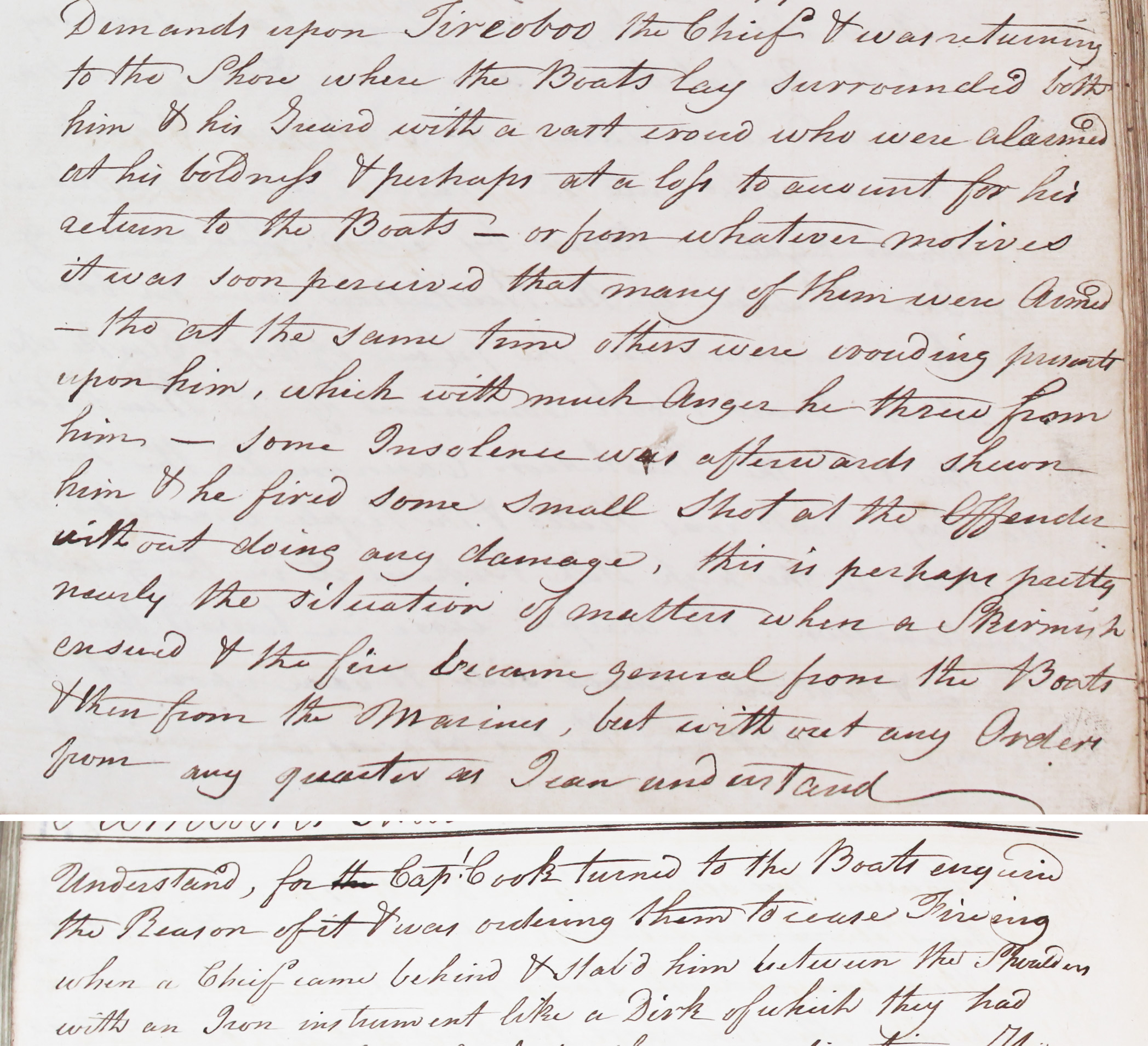 Handwritten text on paper.