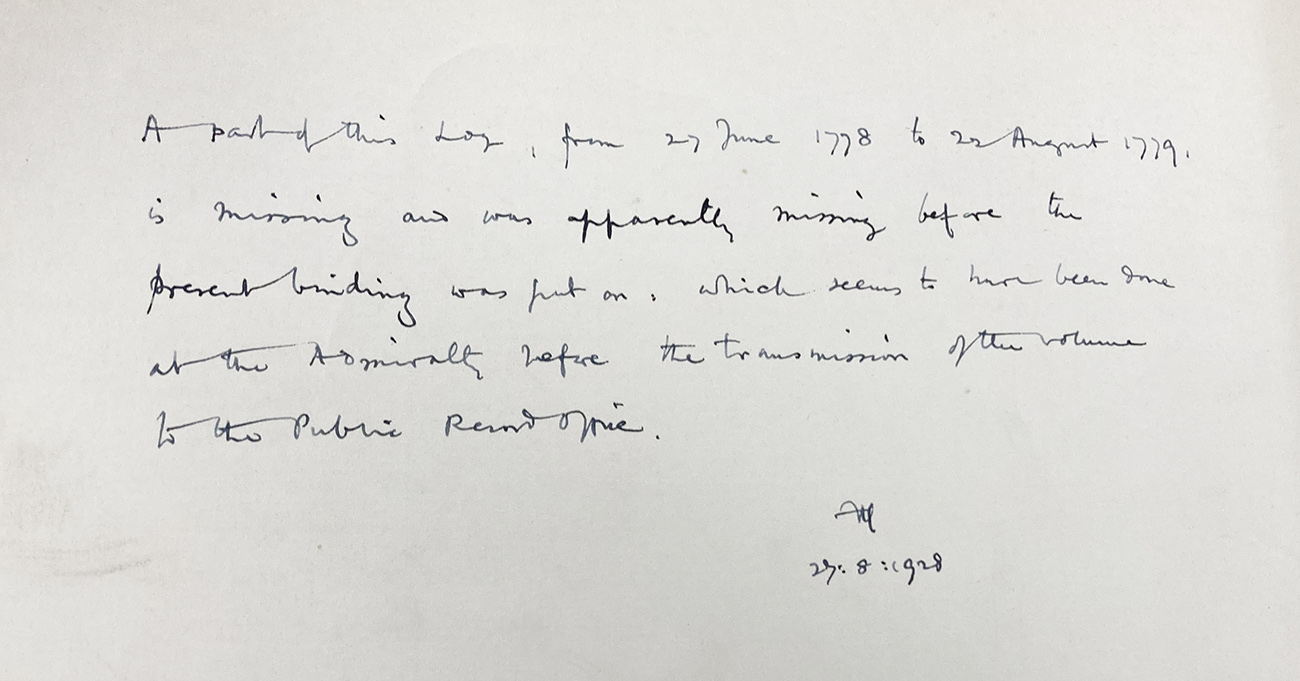 Handwritten note written in pen on paper.