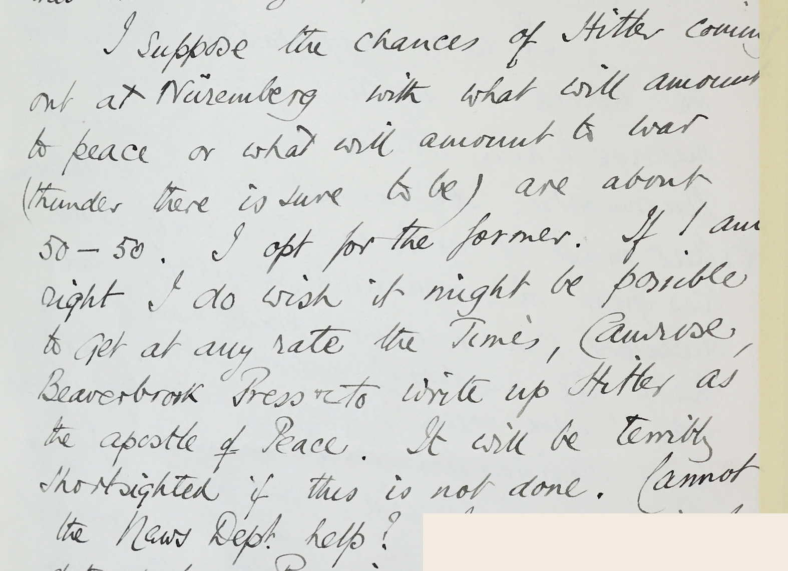Handwritten text on paper.