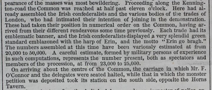 an extract from an Illustrated London News article 