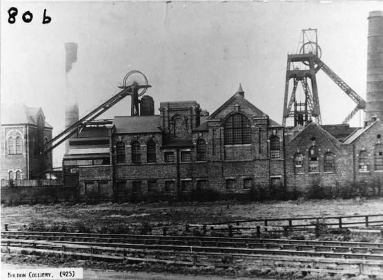 A photography of the Boldon Colliery Pit Buildings 