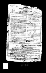 Official document relating to attestation for Alpheus Grant