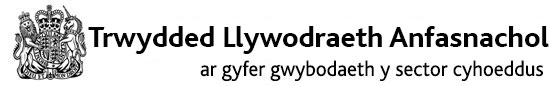 Trwydded Llywodraeth Anfasnachol ar gyfer gwybodaeth y sector cyhoeddus